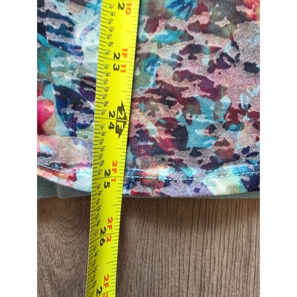 Coldwater Creek Womens Long Sleeve Abstract Print Top L Size - Picture 6 of 7